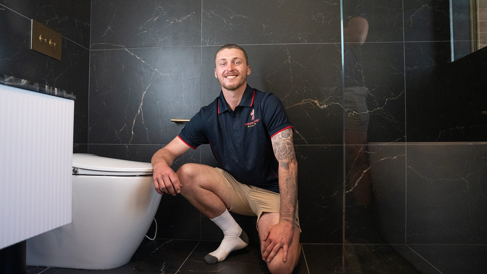 Fixed Today plumber in a Sydney bathroom